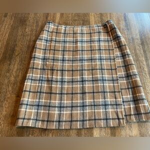 Alexandra Bartlett Wool Wrap Skirt - size 8